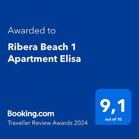 Ribera Beach 1 Apartment Elisa 马尔德·克里斯塔尔 外观 照片